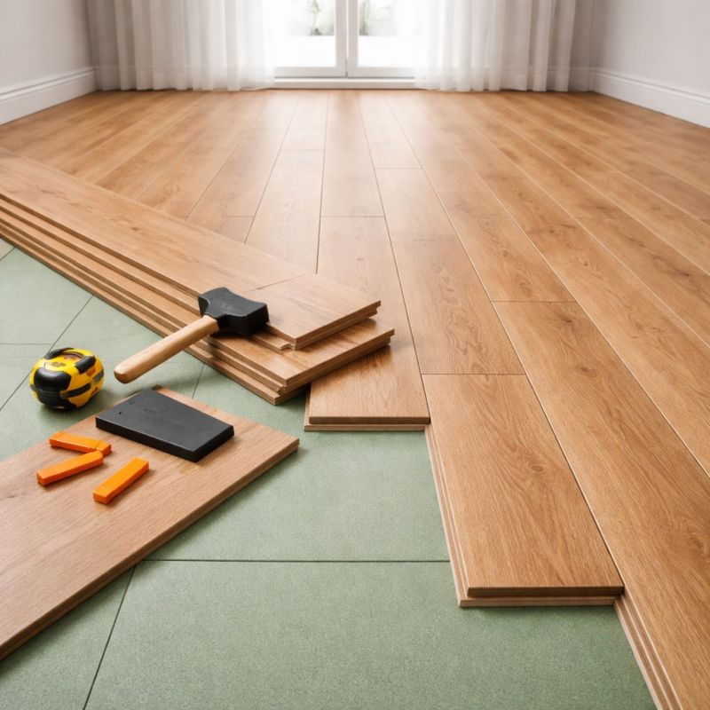 Laminate Floor Installation in Foxboro, MA