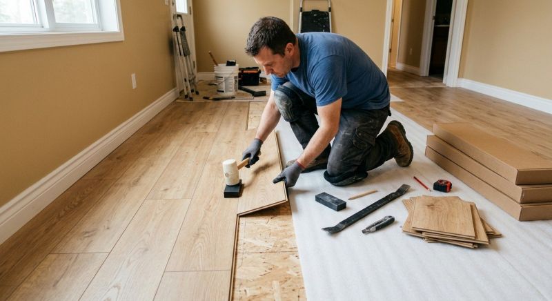 Laminate Floor Installation in North Easton, MA