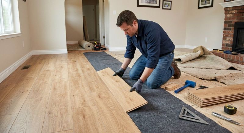 Laminate Floor Remodeling in Pawtucket, RI