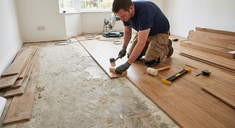 Laminate Floor Replacement in Wrentham, MA