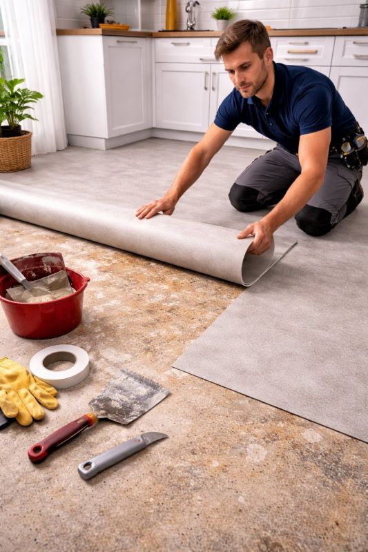 Linoleum Floor Installation in Danielson, CT