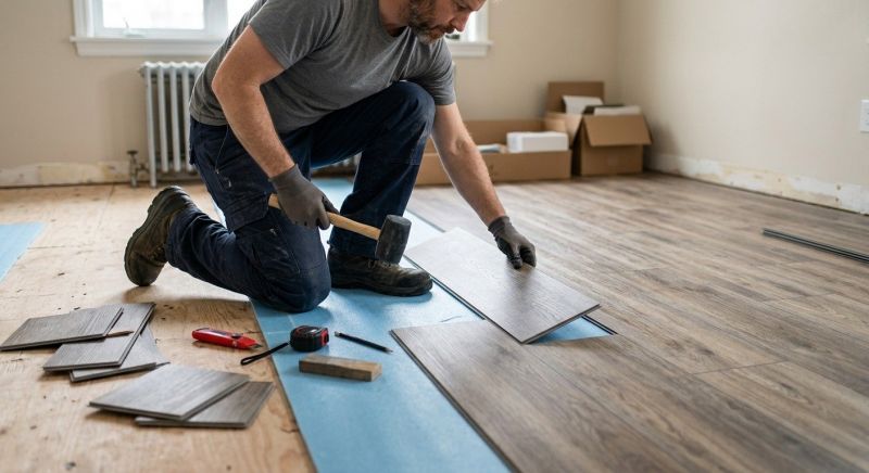 Linoleum Floor Installation in Johnston, RI