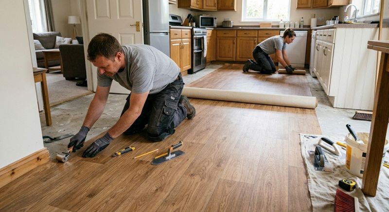 Linoleum Floor Installation in Pawtucket, RI