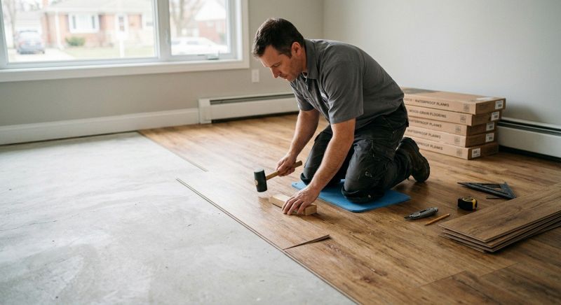 Linoleum Floor Installation in Riverside, RI