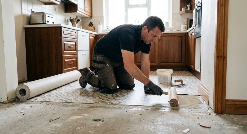 Linoleum Floor Installation in West Bridgewater, MA