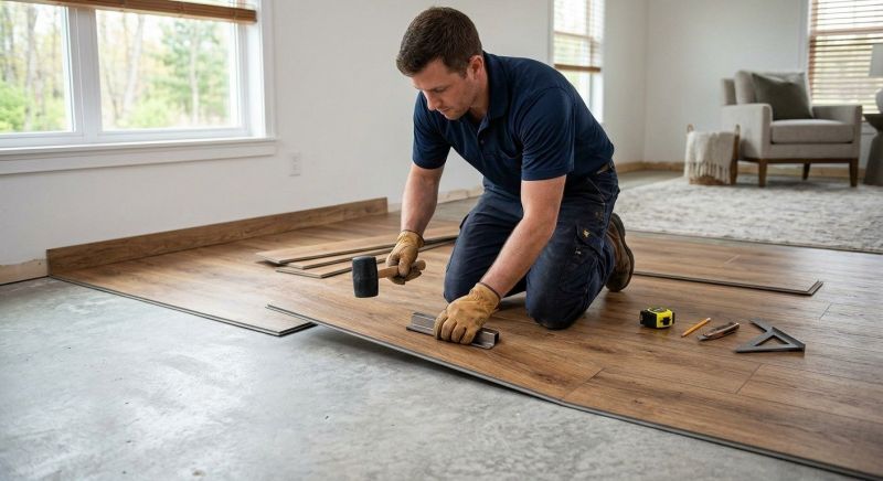 Luxury Vinyl Tile Installation in East Providence, RI