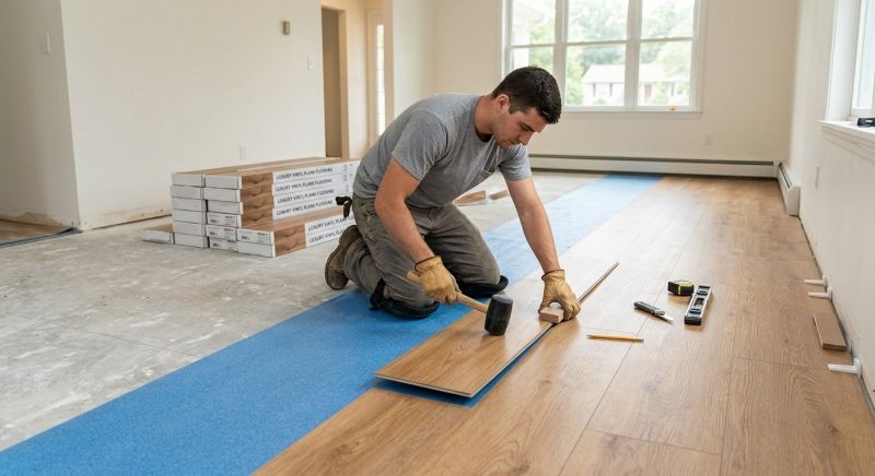 Lvt Flooring Installation in Fall River, MA