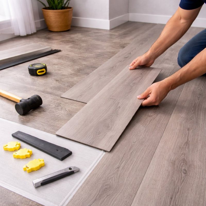 Lvt Flooring Installation in Uxbridge, MA
