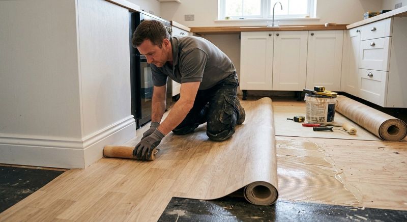 Sheet Linoleum Installation in Whitinsville, MA